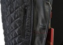 Pánska kožená bunda čierna ZATEPLENÁ KLASIKA 2v1 Dominujúci vzor bez vzoru