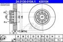 DISQUES SABOTS DE FREIN ATE AVANT - AUDI A8 D2 314MM photo 2 - milautoparts-fr.ukrlive.com