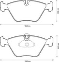 PADS CERAMIC JURID WHITE FRONT BMW 5 E39 photo 2 - milautoparts-fr.ukrlive.com