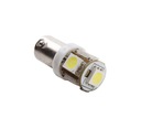 Светодиодная лампа T4W Ba9s 5SMD холодный белый свет