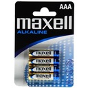 Батарейки Щелочная батарея AAA LR03 Maxell 4 шт.