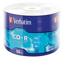 Płyty VERBATIM CD-R 700MB 52x 100szt jakość !!! Liczba sztuk 100 szt.