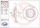 DISQUES I SABOTS DE FREIN BREMBO ARRIÈRE MAZDA 6 GG/GY GH photo 2 - milautoparts-fr.ukrlive.com