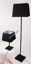 Nočná stolná lampa čierna E27 spálňa Hmotnosť (s balením) 1 kg