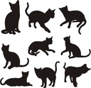 наклейки наклейка кошка кошки котята автомобиль