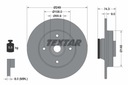 DISQUES SABOTS DE FREIN TEXTAR ARRIÈRE CITROEN C4 II 249MM photo 2 - milautoparts-fr.ukrlive.com