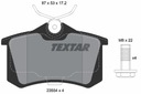 DISCS PADS TEXTAR REAR - SEAT IBIZA III photo 3 - milautoparts-fr.ukrlive.com