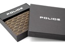 POLICE Pánska peňaženka hnedá kožená karta Zapínanie bez zapínania