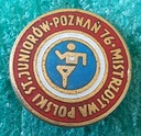 ЗНАК ЮНОШСКОГО ЧЕМПИОНАТА ПОЛЬШИ ПОЗНЬ 76