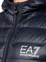 EMPORIO ARMANI EA7 prešívaná bunda s kapucňou zateplená NIGHT BLUE veľ. XXL EAN (GTIN) 8052390697799