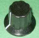 Ручка потенциометра из бакелита ЧЕРНАЯ 19 мм (2297)