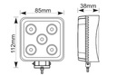 FEU DE FONCTIONNEMENT 5X3W TRUCK LED – MINI KWADRAT PROMO photo 2 - milautoparts-fr.ukrlive.com