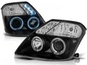 LAMPS FRONT CITROEN C2 03-10 ANGEL EYES BLACK photo 2 - milautoparts-fr.ukrlive.com