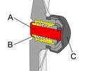 BLOCK SHOCK ABSORBER FROM PROTECTION HONDA CR CRF ZETA photo 3 - milautoparts-fr.ukrlive.com