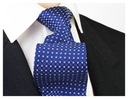 Классический мужской галстук из микрофибры из жаккарда к костюму василька GREG g45