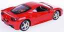 Ferrari 458 Italia Red 1:24 BBURAGO Waga produktu z opakowaniem jednostkowym 0.466 kg