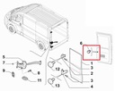 Кнопка остановки двери Fiat Ducato 2006-