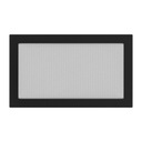 Решетка вентиляционная для камина 22x37 Черный