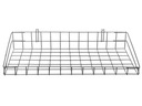 КОРЗИНА ДЛЯ ЦВЕТОЧНЫХ ГАЗОВ, ПОДВЕСНАЯ РЕШЕТКА, 60X30, БЕЛЫЙ/СЕРЕБРЯНЫЙ