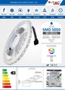 PÁSKA LED PÁSIK SMD 5050 60 300 5m RGB farebný EAN (GTIN) 3800230621542