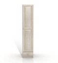 DSI-meble: Drevená skriňa NOVA 1D/1 - biela Kód výrobcu szafy