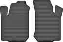 Fiat Doblo I1 ( 2000 - 2009 ) килимки резинові до авто чорні виділені