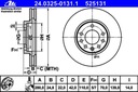 ATE PD DISQUES AVANT OPEL ASTRA G H MERIVA ZAFIRA photo 2 - milautoparts-fr.ukrlive.com