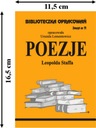 Poezje Leopold Staffa Biblioteczka Opracowania z.71
