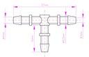 RACCORD EN T UNIVERSEL LAVE-GLACE 4MM-5MM photo 2 - milautoparts-fr.ukrlive.com