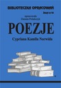 Поэзия К. К. Норвида Biblioteczka Opracowania no.