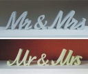 Надпись Mr Mrs буквы 3D декор.