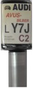 AUDI LY7J C2 AVUSSILBER LAKIER SAMOCHODOWY ZAPRAWKA DO RYS 10 ML ARASYSTEM