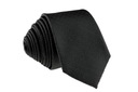 ГАЛСТУК МУЖСКОЙ УЗКИЙ, ЧЕРНЫЙ, ТЕКСТУРА МАТЕРИАЛА