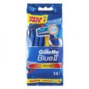 Бритвы одноразовые Gillette Blue II Plus, 14 шт.