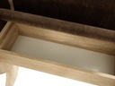 Rohový jedálenský set BORKEN - biely / šedý Výška stola 74 cm