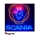 Светодиодная доска с логотипом Scania Gryf Tir над кроватью орла