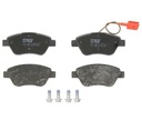 TRW PADS BRAKE REAR FIAT BRAVO STILO photo 1 - milautoparts-fr.ukrlive.com