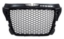 AUDI A3 00-03 RADIATOR GRILLE WITHOUT SIGN BLACK TUNING JOM photo 2 - milautoparts-fr.ukrlive.com