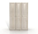 DSI-meble: Drevená borovicová skriňa NOVA 3D - biela Kód výrobcu szafy