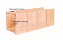 Prístrešková lišta rímsová fazeta halka záclonová 10x10cm XPS hldká 2m Materiál polystyrén