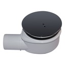 Сифон для душевого поддона fi90, хром, очищается сверху