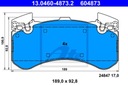 ATE PADS FRONT AUDI A8 D4 6.3 S6 C7 S7 S8 photo 2 - milautoparts-fr.ukrlive.com