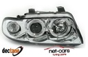 FEUX GRILLES AUDI A4 S4 B5 ANGEL EYES LED C photo 2 - milautoparts-fr.ukrlive.com