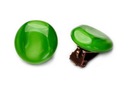 Зеленые клипсы для ушей Glass Kiara Jablonex