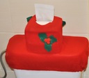 Новогодний набор для ванной, унитаза, чехол, Дед Мороз, подарок ко Дню Святого Николая