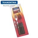 TRAMONTINA SADA 6X STEAKOVÁ VIDLIČKA 21CM GAUCHO POLYWOOD Stav balenia originálne