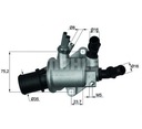 THERMOSTAT BEHR TI14388 OPEL VECTRA C 1.9 CTDI 150 photo 2 - milautoparts-fr.ukrlive.com