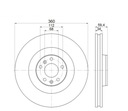 DISQUES MIKODA 0278 GT AUDI A8 D3 02R-10R AVANT 360MM photo 2 - milautoparts-fr.ukrlive.com