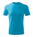 Pánske bavlnené tričko Heavy 200g modré L Odtieň tyrkysový