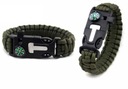 Náramok SURVIVAL 5v1 PARACORD červený Kód výrobcu 5in1 PARACORD